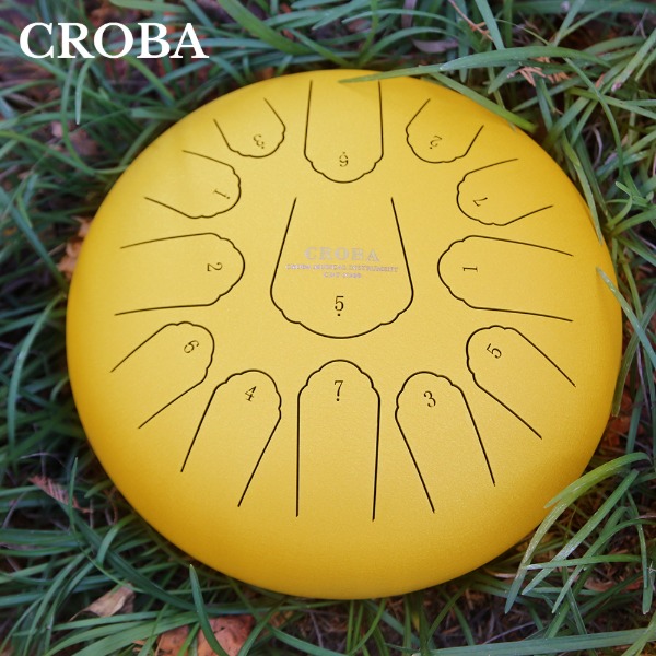 크로바 12인치 음계각인 스틸텅드럼 골드에디션 CDT-N200