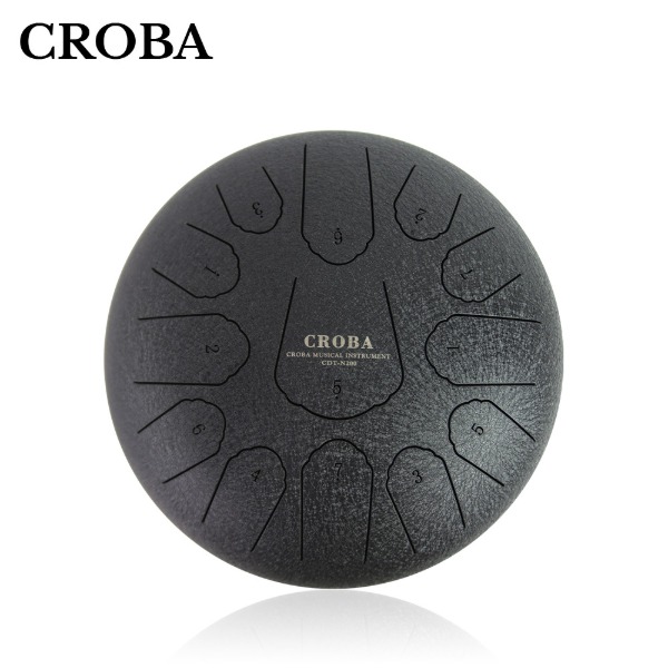 크로바 12인치 음계각인 스틸텅드럼 CDT-N200