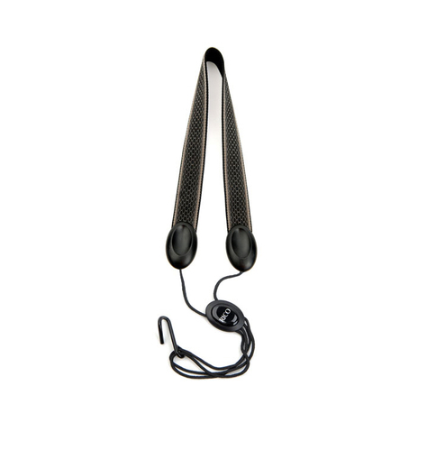 스트랩Rico Fabric Sax Strap Gray Scales with Metal Hook