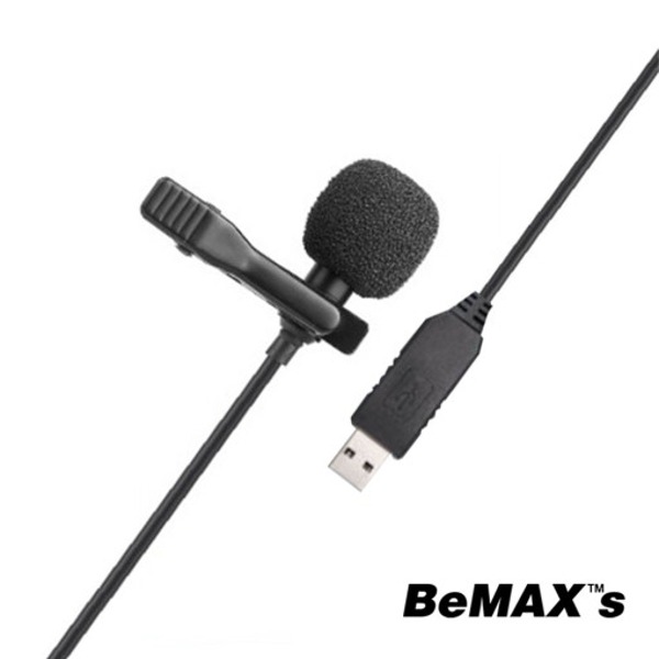비맥스 USB타입 핀마이크 BM-350U 온라인 수업 인터넷방송용 BeMaxs