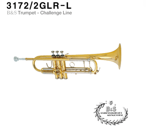 트럼펫17독일 B&amp;S의 첼린저 모델 B&amp;S Trumpet Bb 3172 2GLR-L 독일 b&amp;s